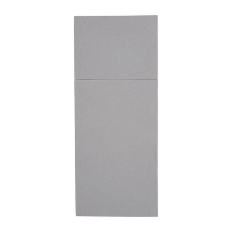 Fiesta Recyclable Premium Tablin Dinner Napkin Grey 48x40cm Airlaid Pocket Fold (Pk 400) - FE279  Fiesta