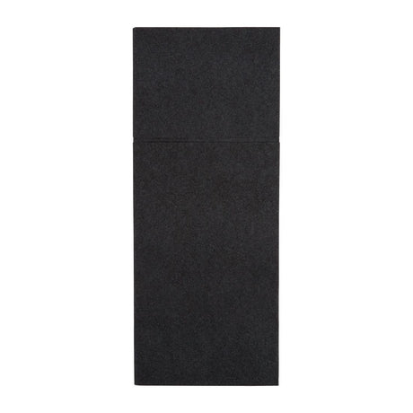 Fiesta Recyclable Premium Tablin Dinner Napkin Black 48x40cm Airlaid Pocket Fold (Pk 400) - FE280  Fiesta