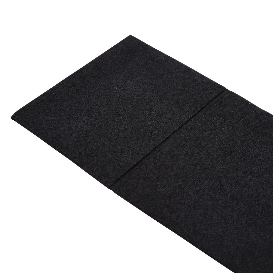 Fiesta Recyclable Premium Tablin Dinner Napkin Black 48x40cm Airlaid Pocket Fold (Pk 400) - FE280  Fiesta