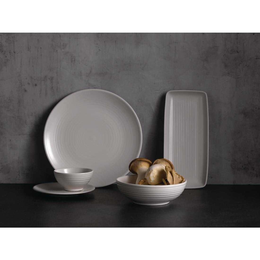 Dudson Evo Pearl Rectangular Tray 270 x 124mm (Pack of 6) - FE343 Dudson Crockery Churchill