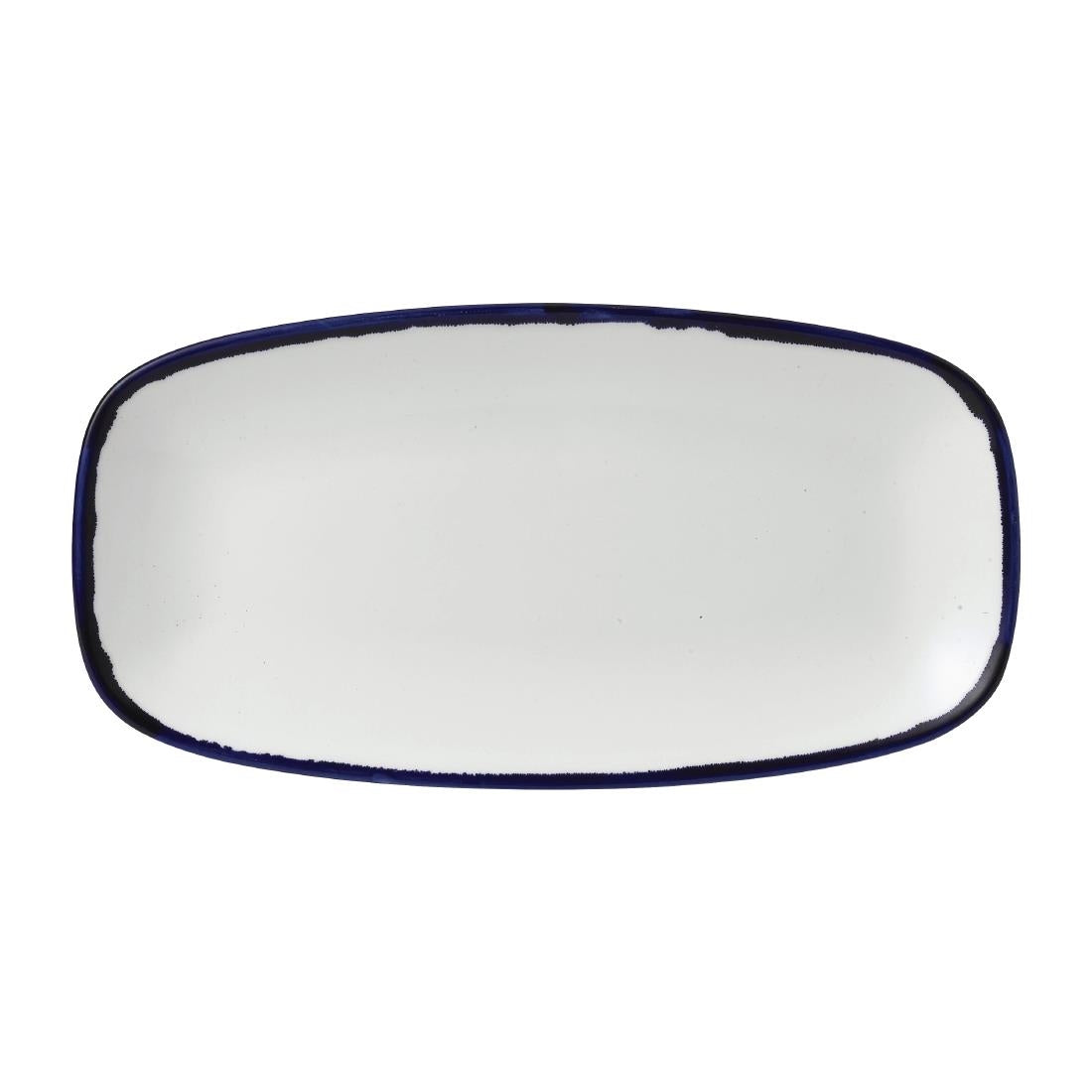 Dudson Harvest Ink Chefs Oblong Plate 298 x 152mm (Pack of 12) - FE354 Plates Churchill