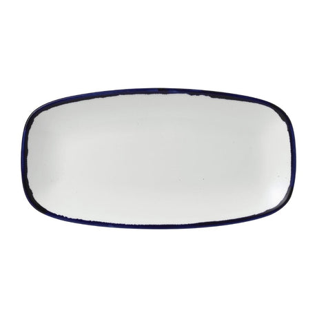 Dudson Harvest Ink Chefs Oblong Plate 298 x 152mm (Pack of 12) - FE354 Plates Churchill