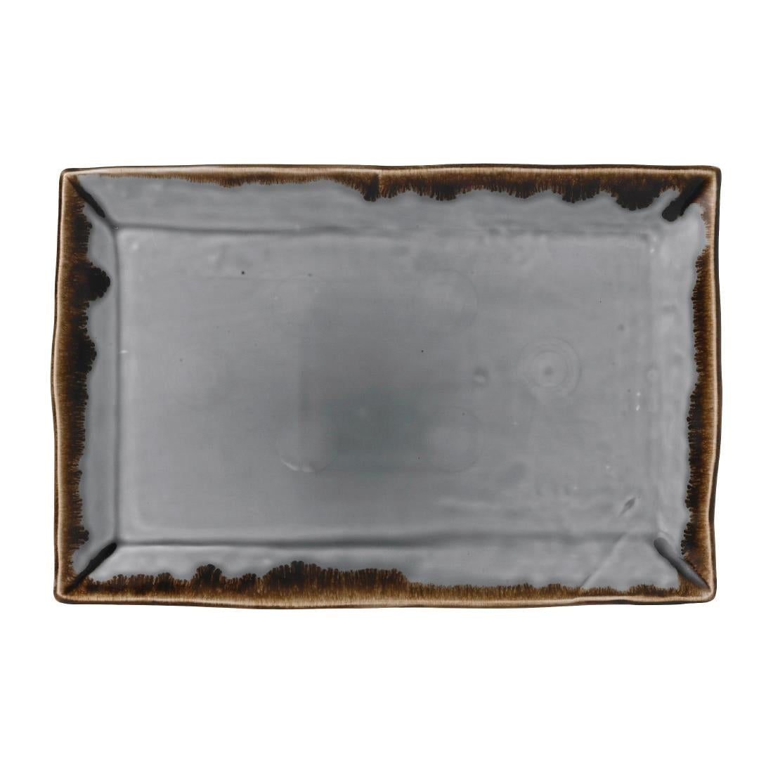 Dudson Harvest Grey Rectangle Tray 283 x 187mm (Pack of 6) - FE369 Dudson Crockery Churchill