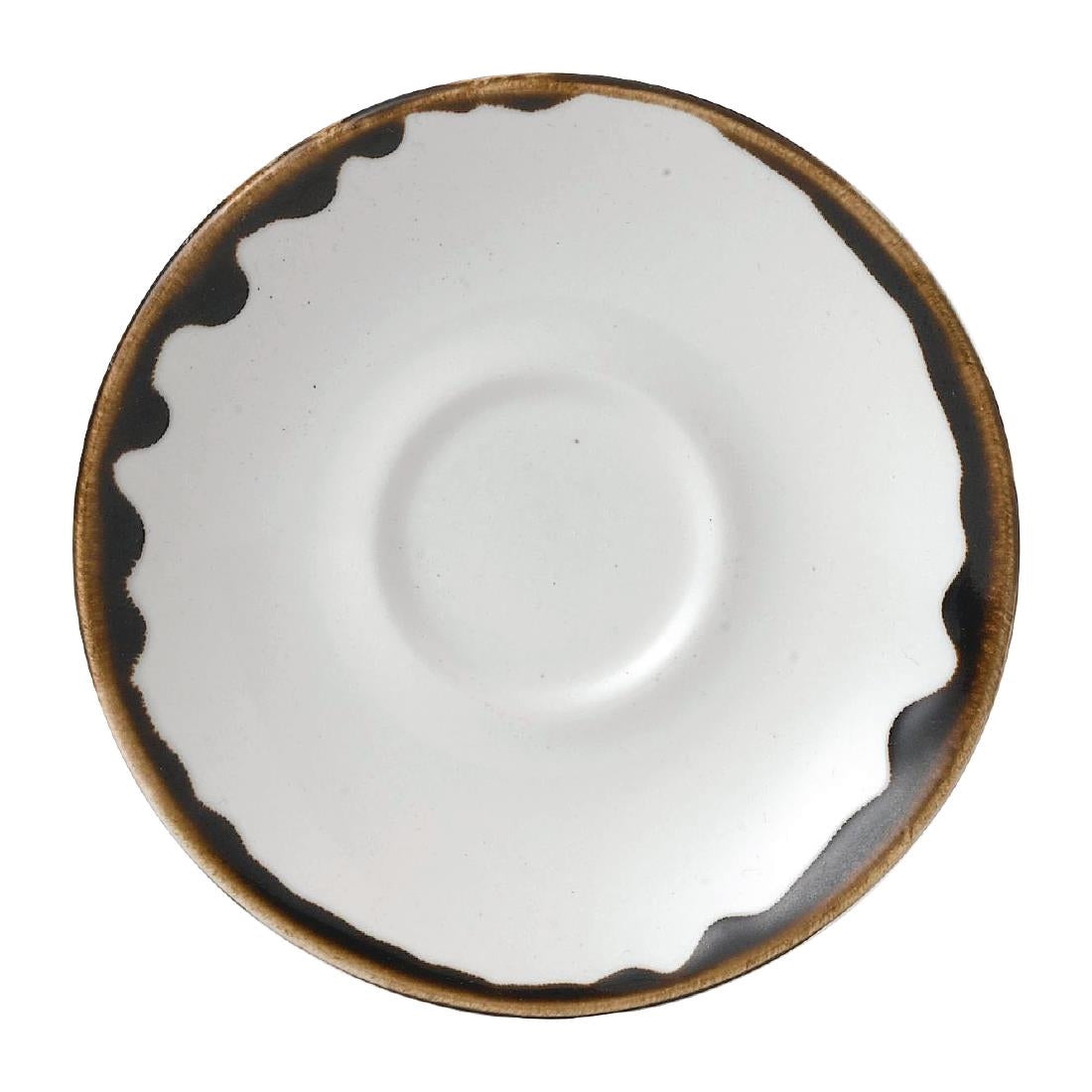 Dudson Harvest Natural Espresso Saucer 114mm (Pack of 12) - FE378 Dudson Crockery Churchill