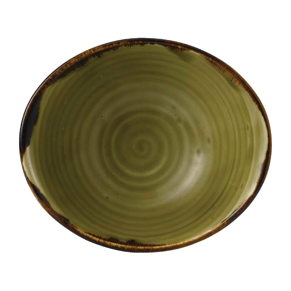 Dudson Harvest Green Deep Bowl 172 x 146mm (Pack of 6) - FE396 Bowls Churchill