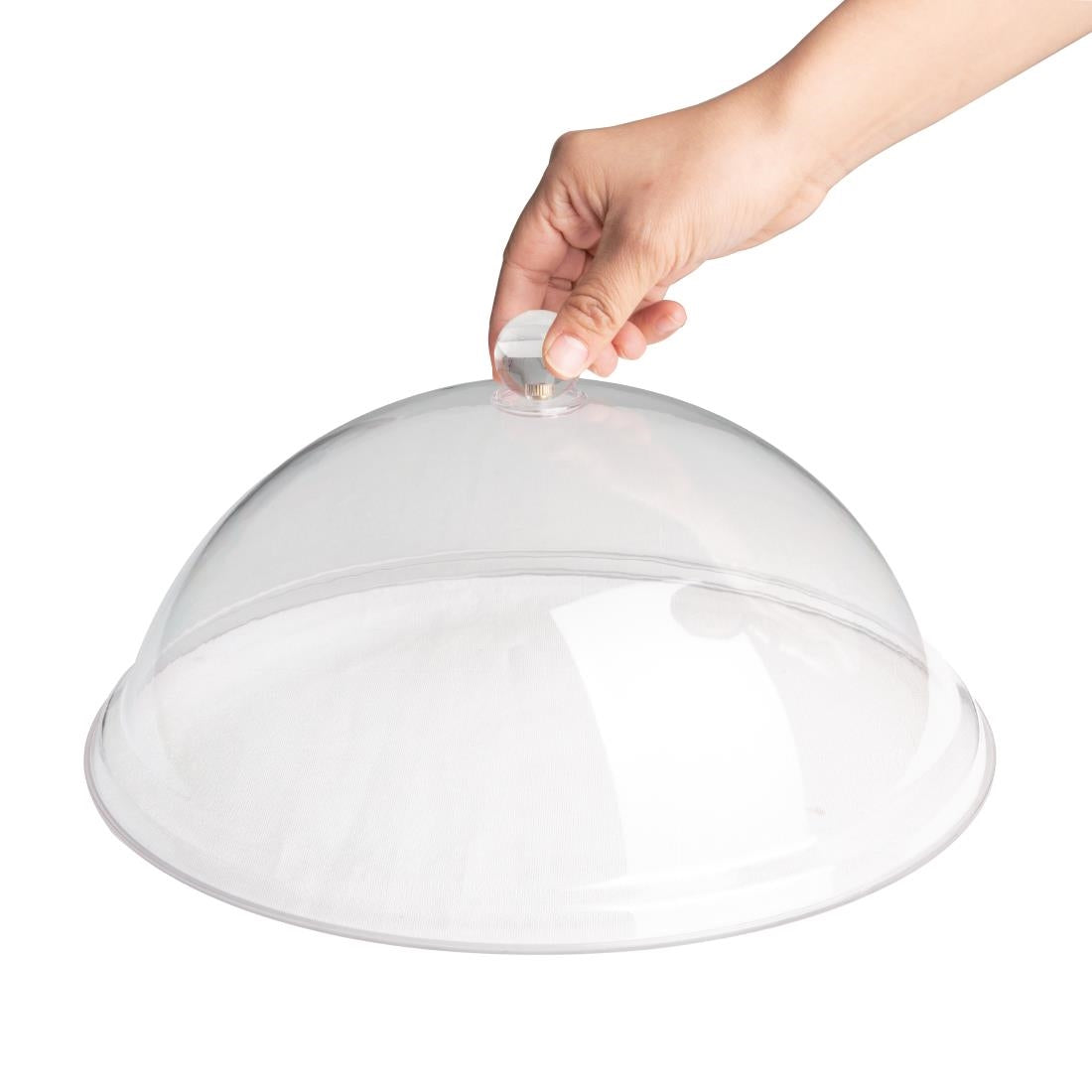 Olympia Kristallon PC Domed Cover Clear 315(Ø) x 125(H)mm - FE470 Olympia