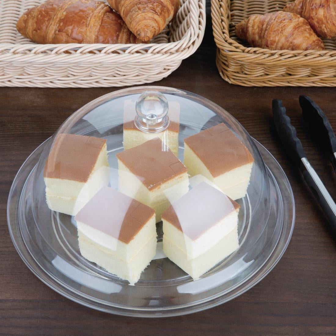 Olympia Kristallon PC Domed Cover Clear 315(Ø) x 125(H)mm - FE470 Olympia