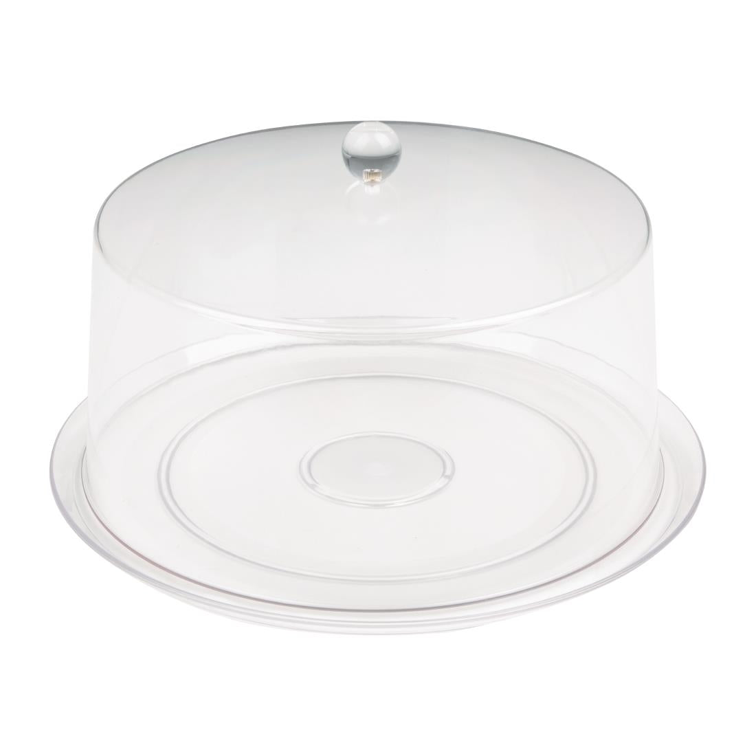Olympia Kristallon Polycarbonate Display Cover Clear 308(Ø) x 190(H)mm - FE473 Olympia