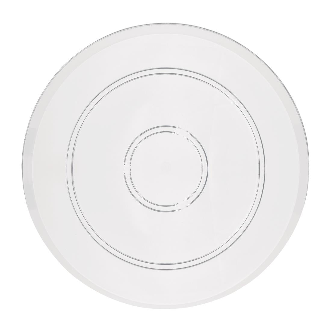 Olympia Kristallon Polycarbonate Display Plate Clear 345(Ø)mm - FE474 Plates Olympia