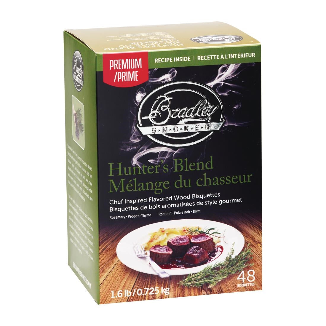 Bradley Food Smoker Hunters Blend Premium Flavour (Pack of 48) - FE648 Bradley