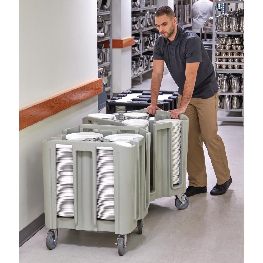 Cambro Compact Adjustable Dish Caddy - FE729 Cambro