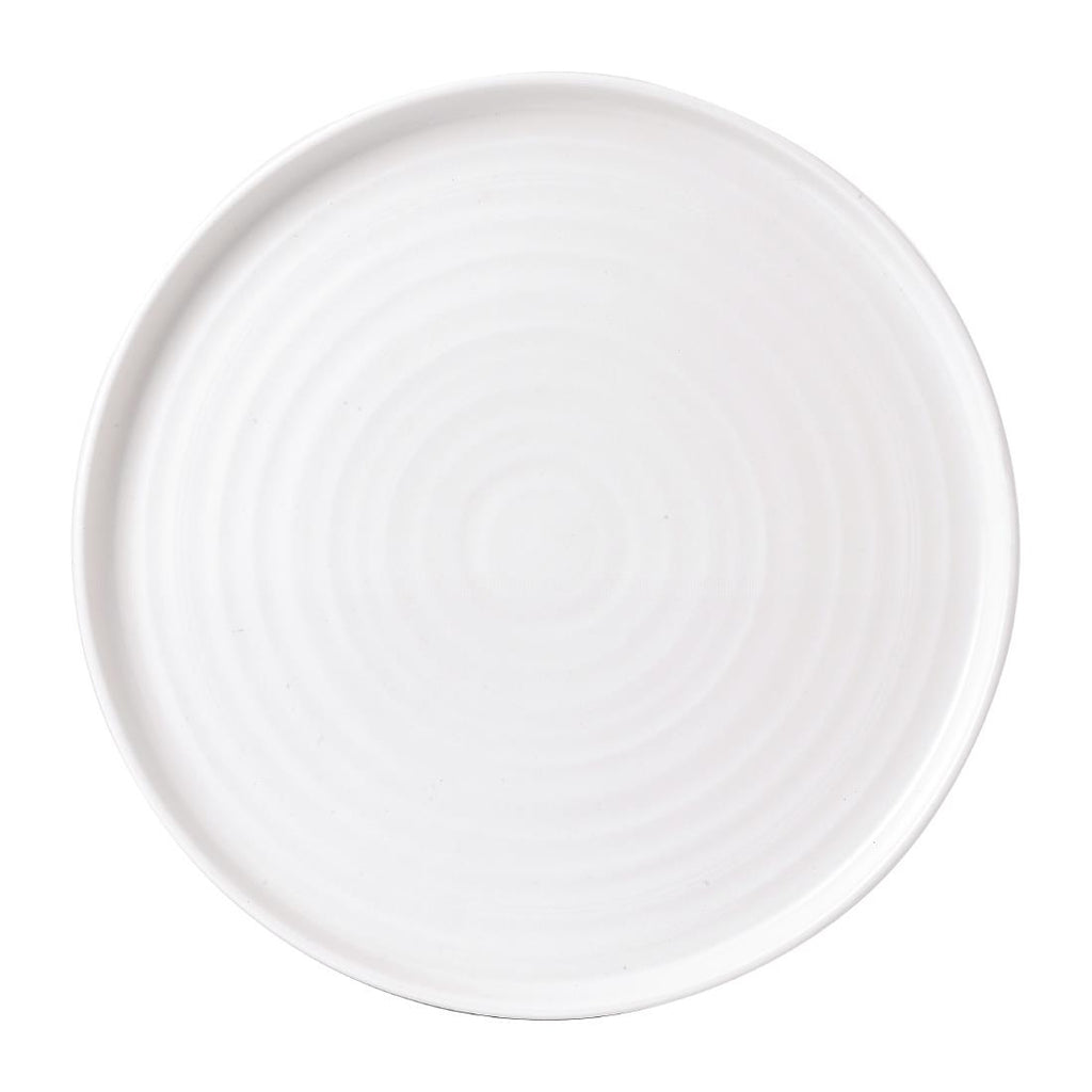 White Walled Plate 10 3/4 " (Box 6) - FE944 Plates Churchill