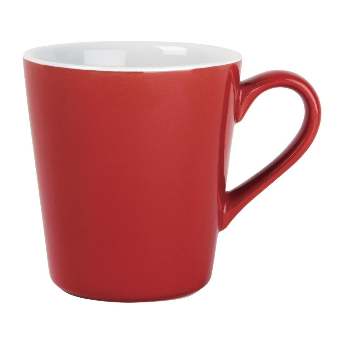Olympia Cafe Flat White Red - 170ml 5.74fl oz (Box 12) - FF990 Olympia Crockery Olympia