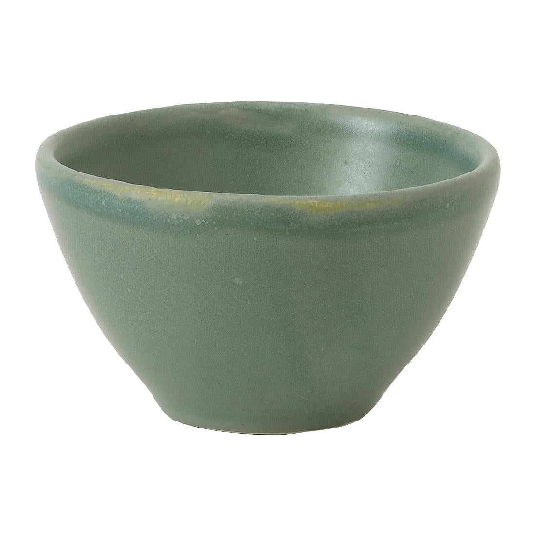 Churchill Super Vitrified Nourish Andorra Green Dip Pots 70mm (Pack of 12) - FJ716 Churchill Super Vitrified Churchill