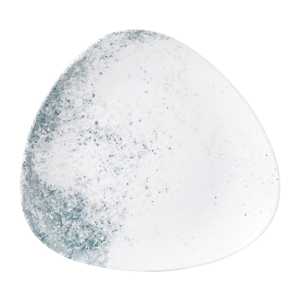 Studio Prints Haze Blue Triangle Plate 10 1/2 " (Box 12) - FJ815 Plates Churchill