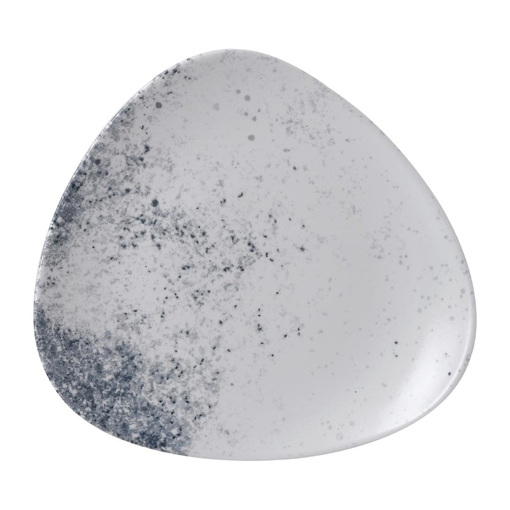 Studio Prints Haze Blue Triangle Plate 9 " (Box 12) - FJ816 Plates Churchill