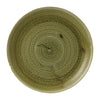 Stonecast Plume Olive Coupe Plate 10 1/4 " (Pack of 12) - FJ928 Plates Churchill