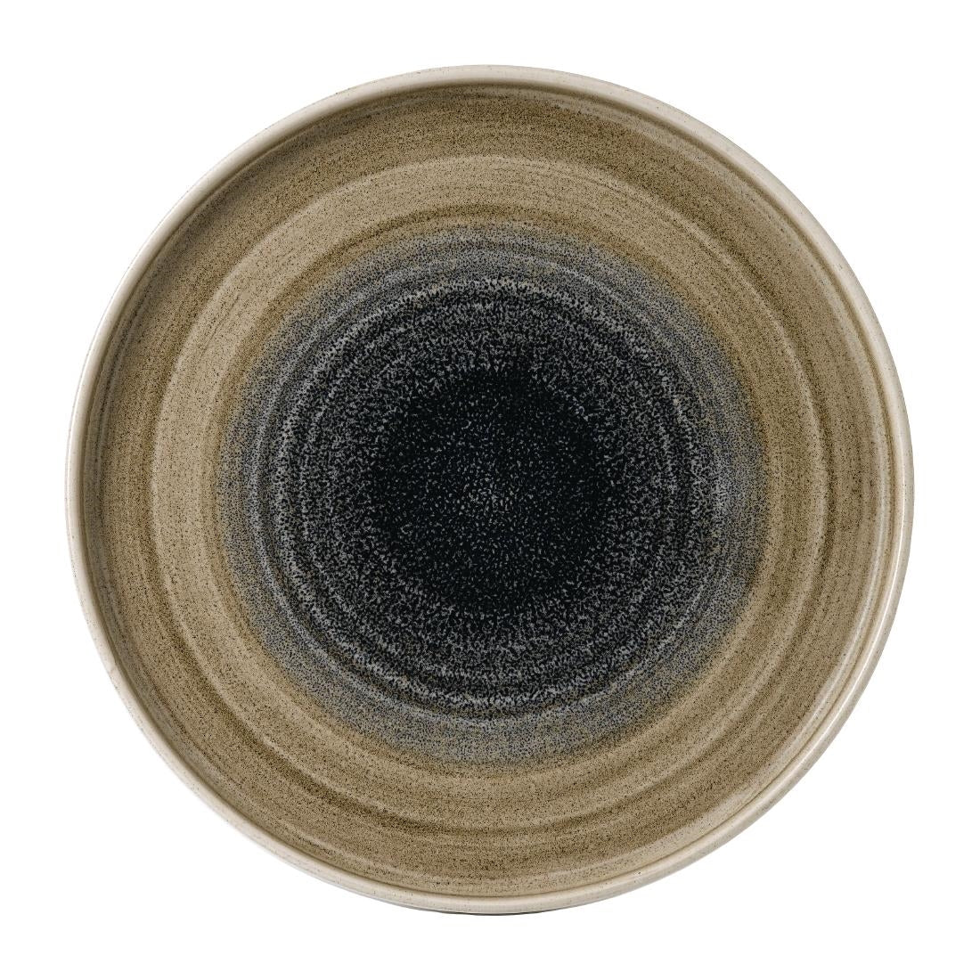 Stonecast Aqueous Bayou Walled Plate 8 1/4 " (Box 6) - FJ962 Plates Churchill