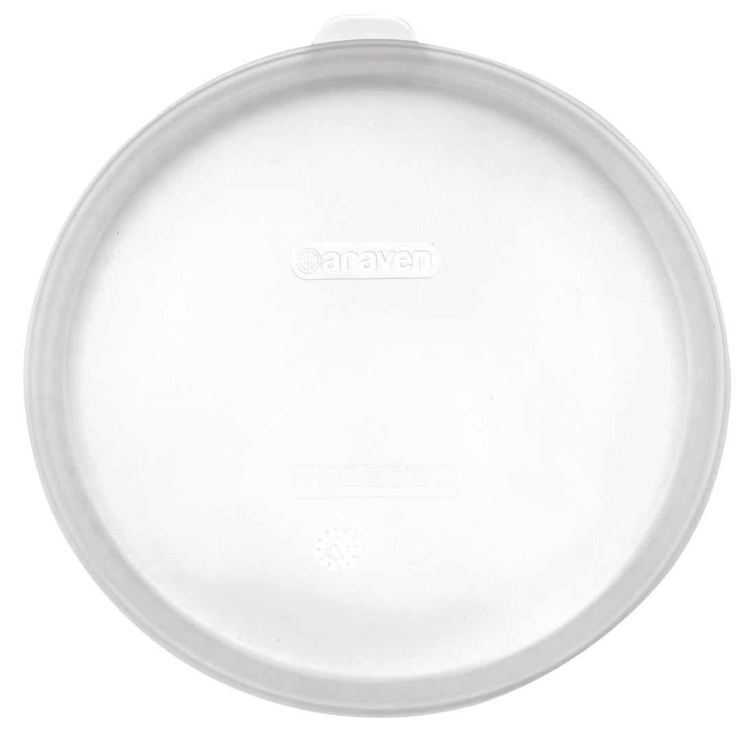 Araven Round Silicone Lid Clear 133mm - FP930 Araven