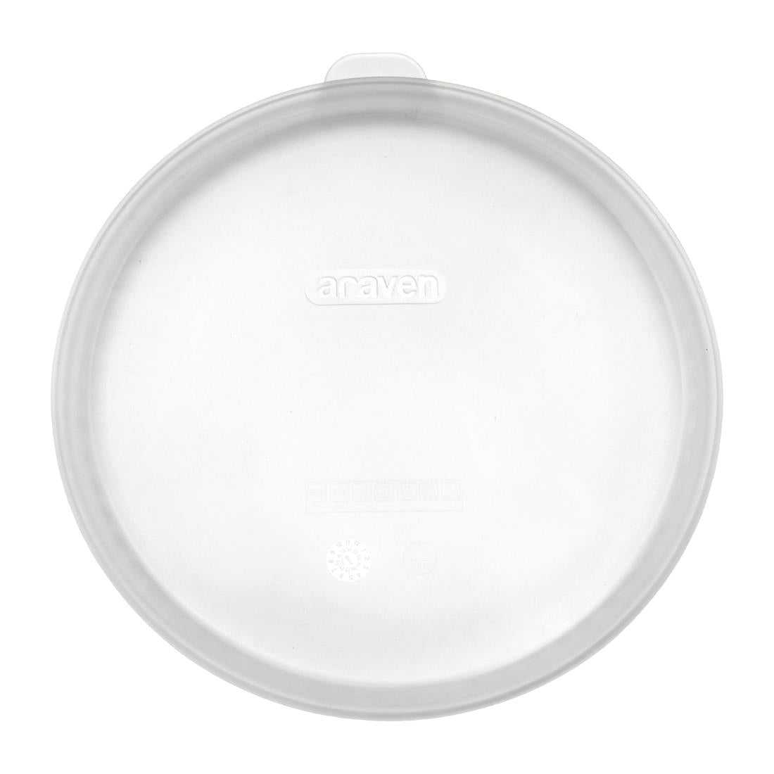 Araven Round Silicone Lid Clear 235mm - FP931 Araven