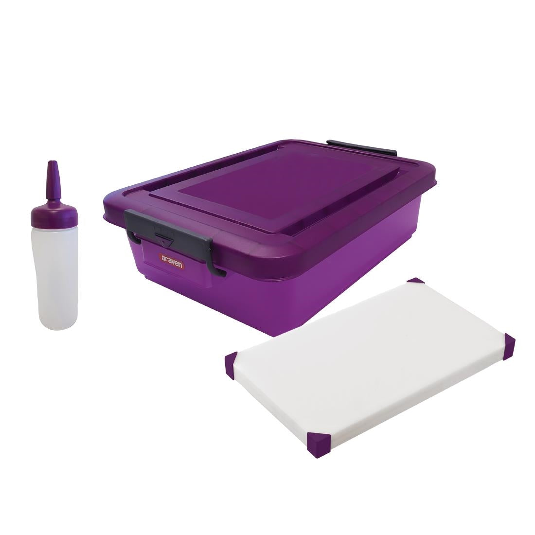 Araven Anti-Allergic Food Prep Kit Purple - FP934 Araven