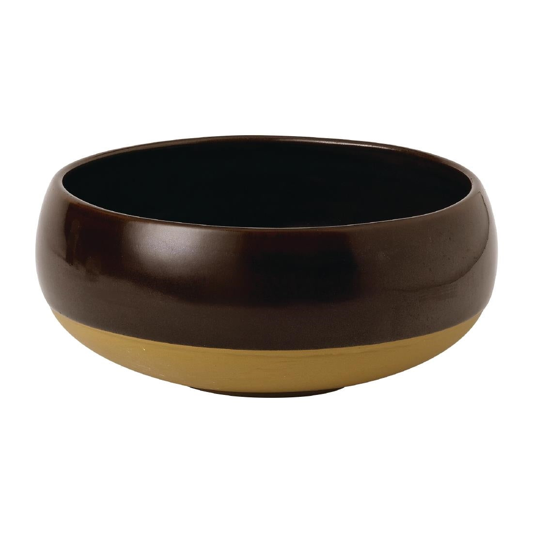 Churchill Emerge Cinnamon Brown Bowls 158mm (Pack of 6) - FR004 Bowls Churchill