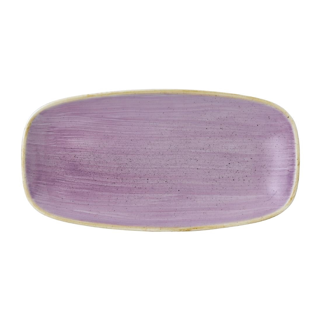 Churchill Stonecast Lavender Chefs Oblong Plate 298 x 152mm (Pack of 12) - FR028 Plates Churchill