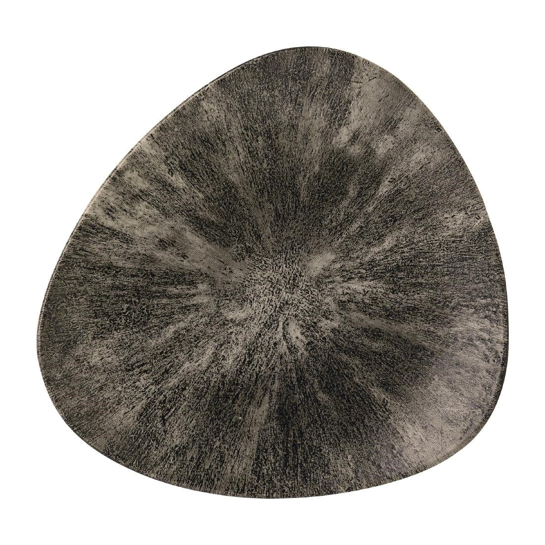 Churchill Stone Quartz Black Lotus Plate 228mm (Pack of 12) - FR055 Plates Churchill