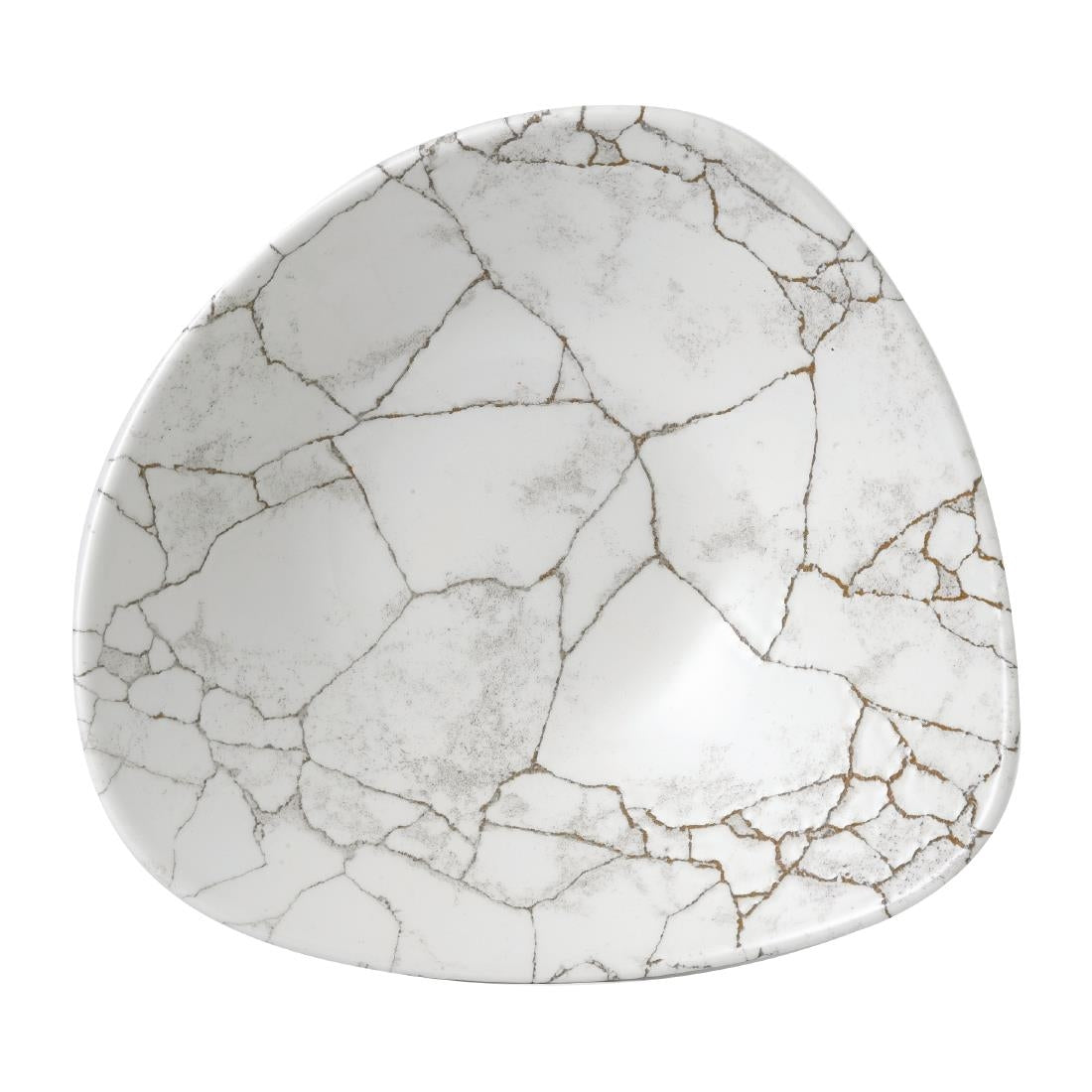 Churchill Studio Prints Kintsugi Agate Grey Lotus Bowls 228mm (Pack of 12) - FR062 Bowls Churchill