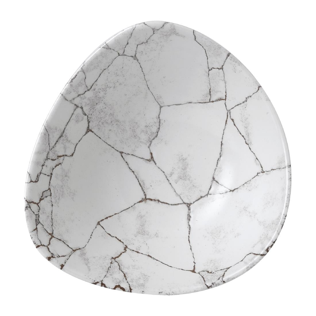 Churchill Studio Prints Kintsugi Agate Grey Lotus Bowls 177mm (Pack of 12) - FR063 Bowls Churchill