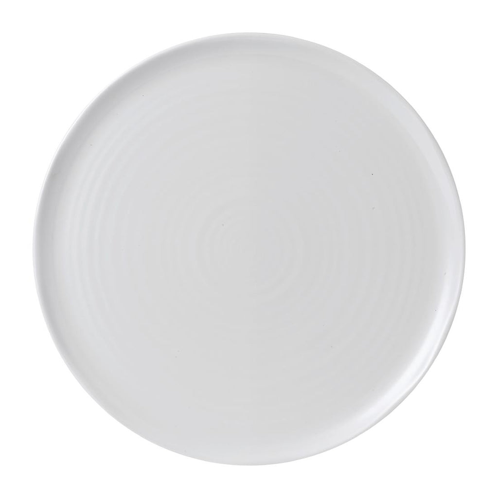 Dudson White Organic Coupe Flat Plate 317mm (Pack of 6) - FR077 Plates Churchill