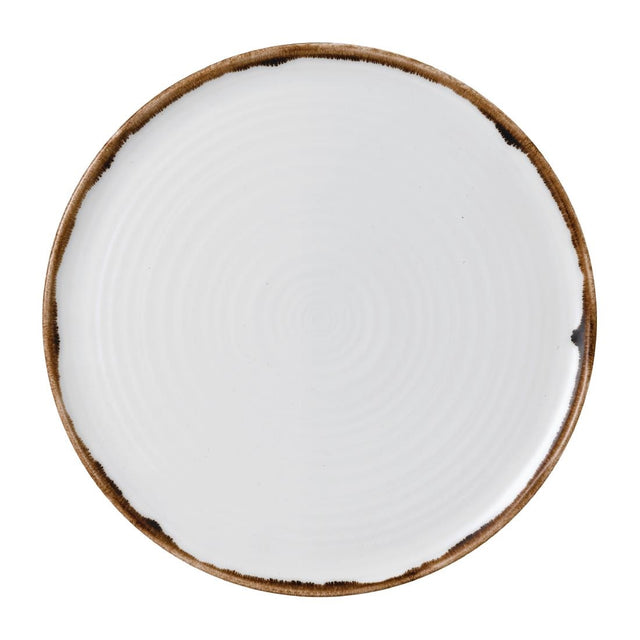 Dudson Harvest Natural Organic Coupe Flat Plate 317mm (Pack of 6) - FR081 Plates Churchill