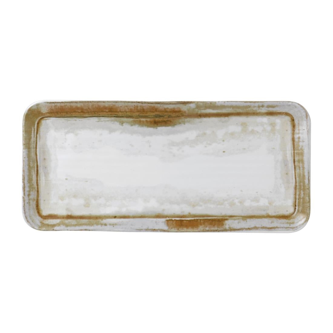 Dudson Sandstone Organic Rectangular Plate 269 x 160mm (Pack of 12) - FR102 Plates Churchill