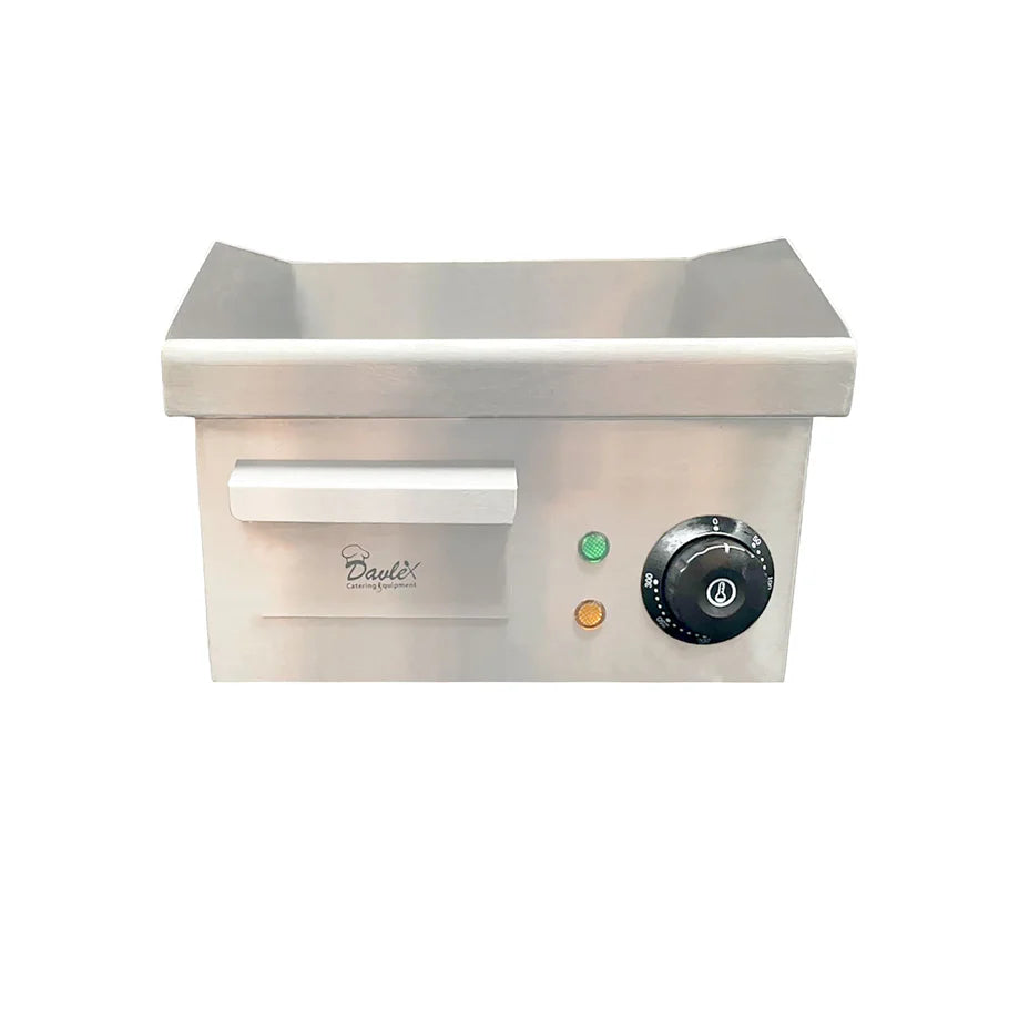 Davlex Commercial Electric Griddle – 280mm Smooth 1.8kW - DAV-BC280 Electric Griddles Davlex