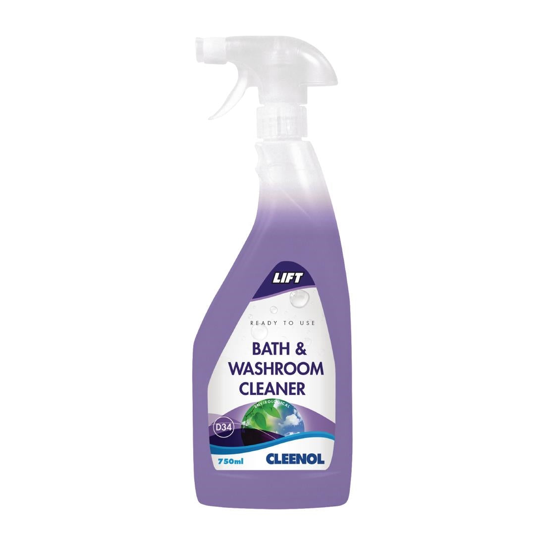 Cleenol Lift Bath and Washroom Cleaner 750ml (Pack of 6) - FS077 Cleenol