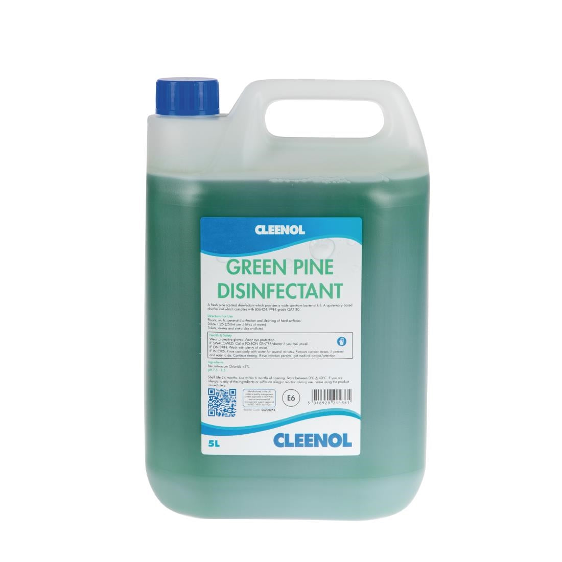 Cleenol Green Pine Disinfectant 5Ltr (Pack of 2) - FS086 Cleenol