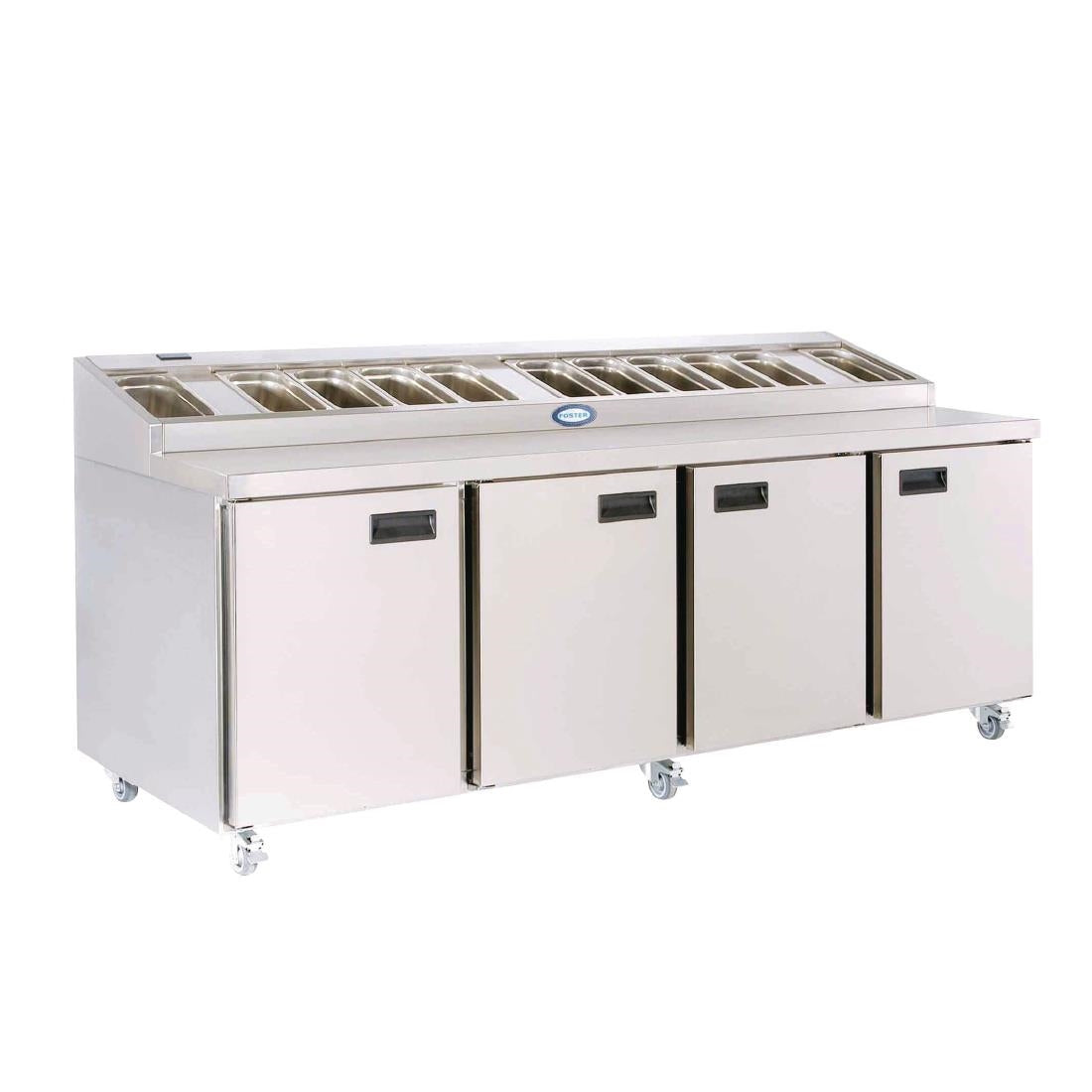 Foster Four Door Prep Counter Fridge | FPS4HR Foster Refrigerator