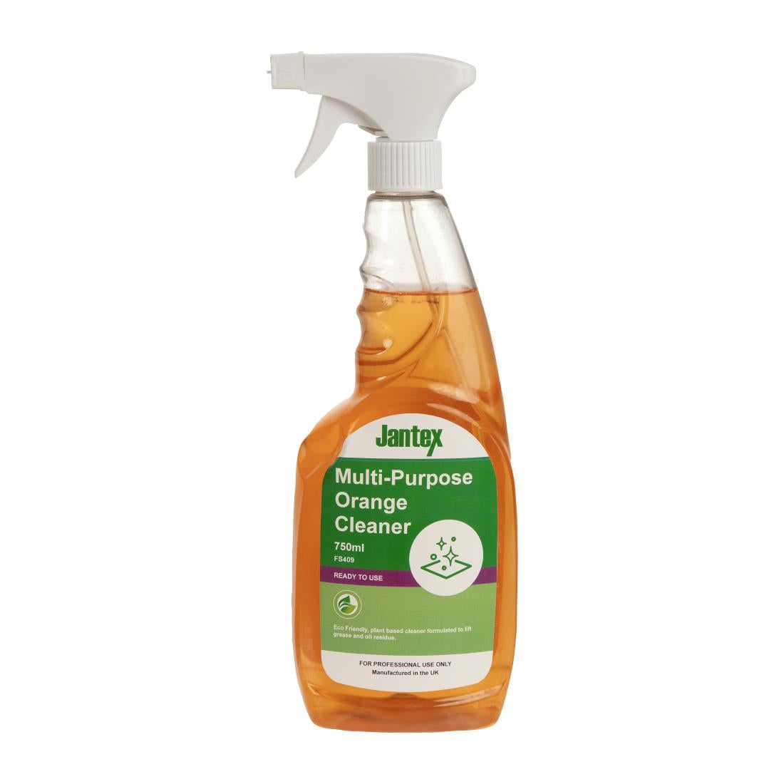 Jantex Green Orange Multipurpose Cleaner Ready To Use 750ml - FS409 Jantex