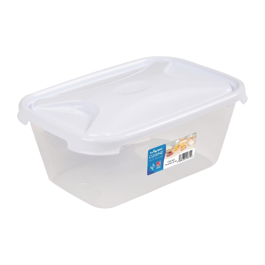 Wham Cuisine Polypropylene Food Storage Lunch Box Container 1.2ltr - FS452 Wham