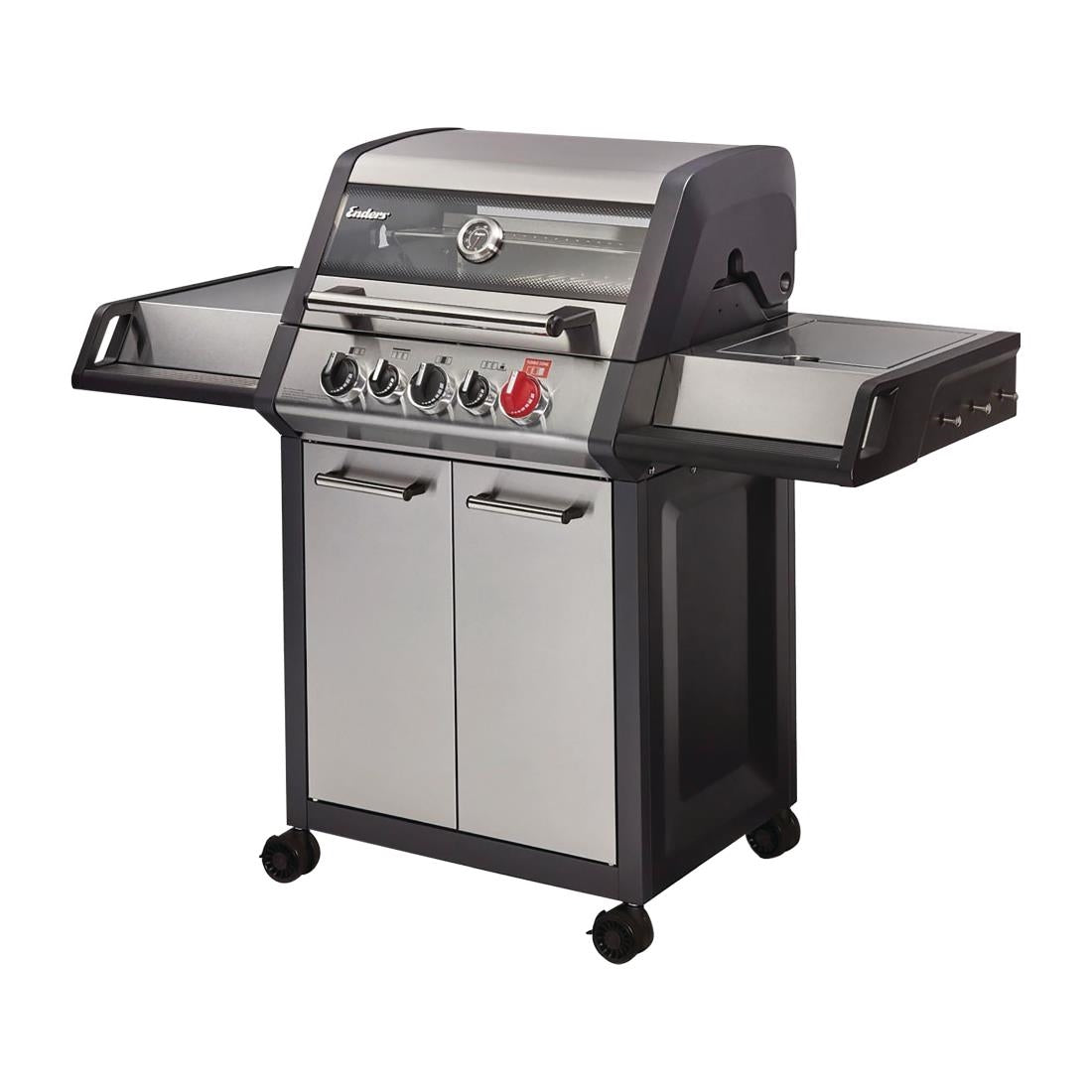 Enders from Lifestyle Monroe Pro 3 Sik Turbo Gas Barbecue - FS493 Lifestyle