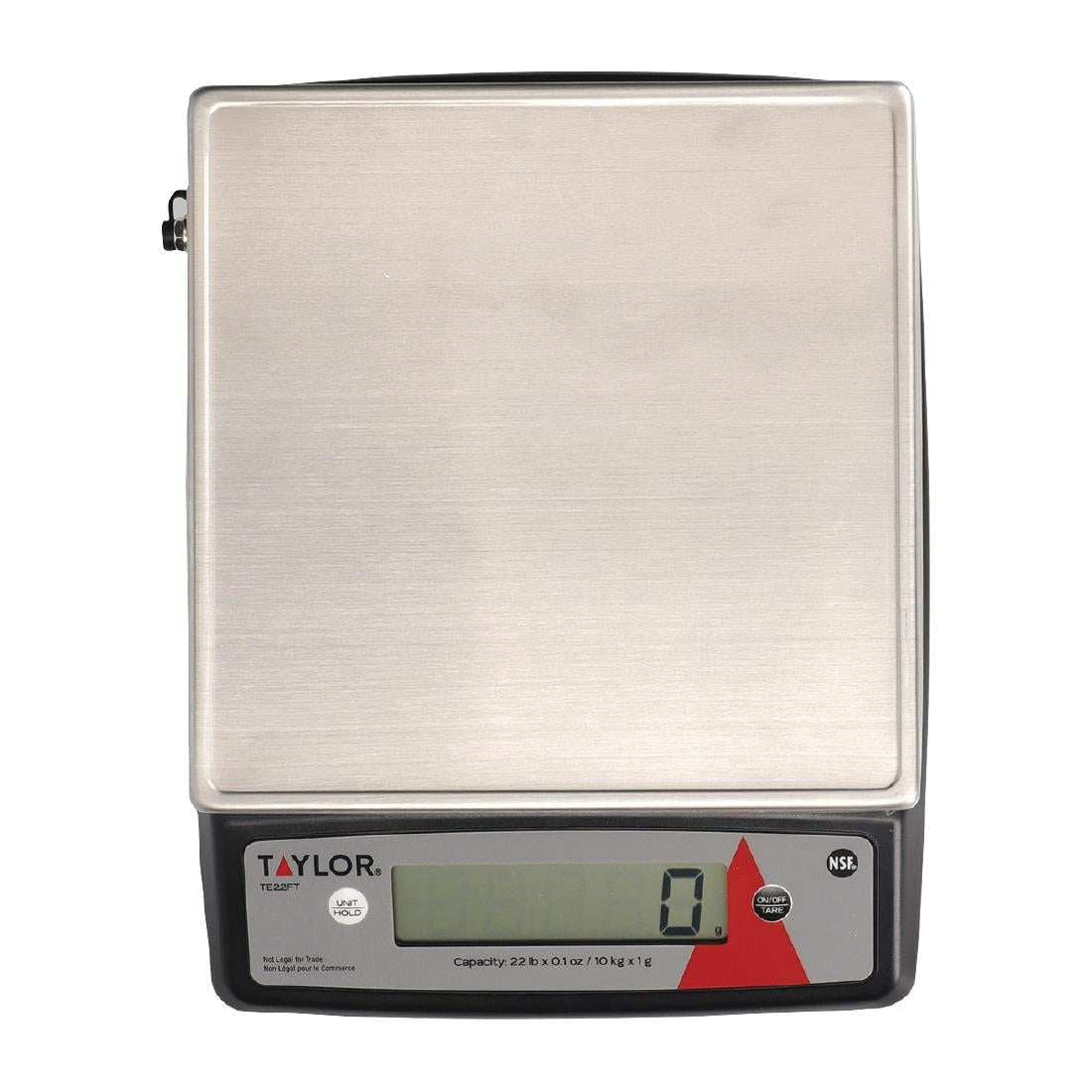 Taylor Stainless Steel Digital Portion Control Heavy Duty Kitchen Scale 10kg TE22FT - FS593 Taylor