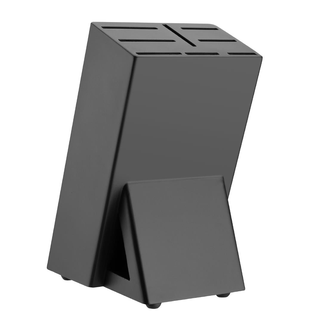 Vogue Tsuki Black Wooden Knife Block - FS662 Vogue