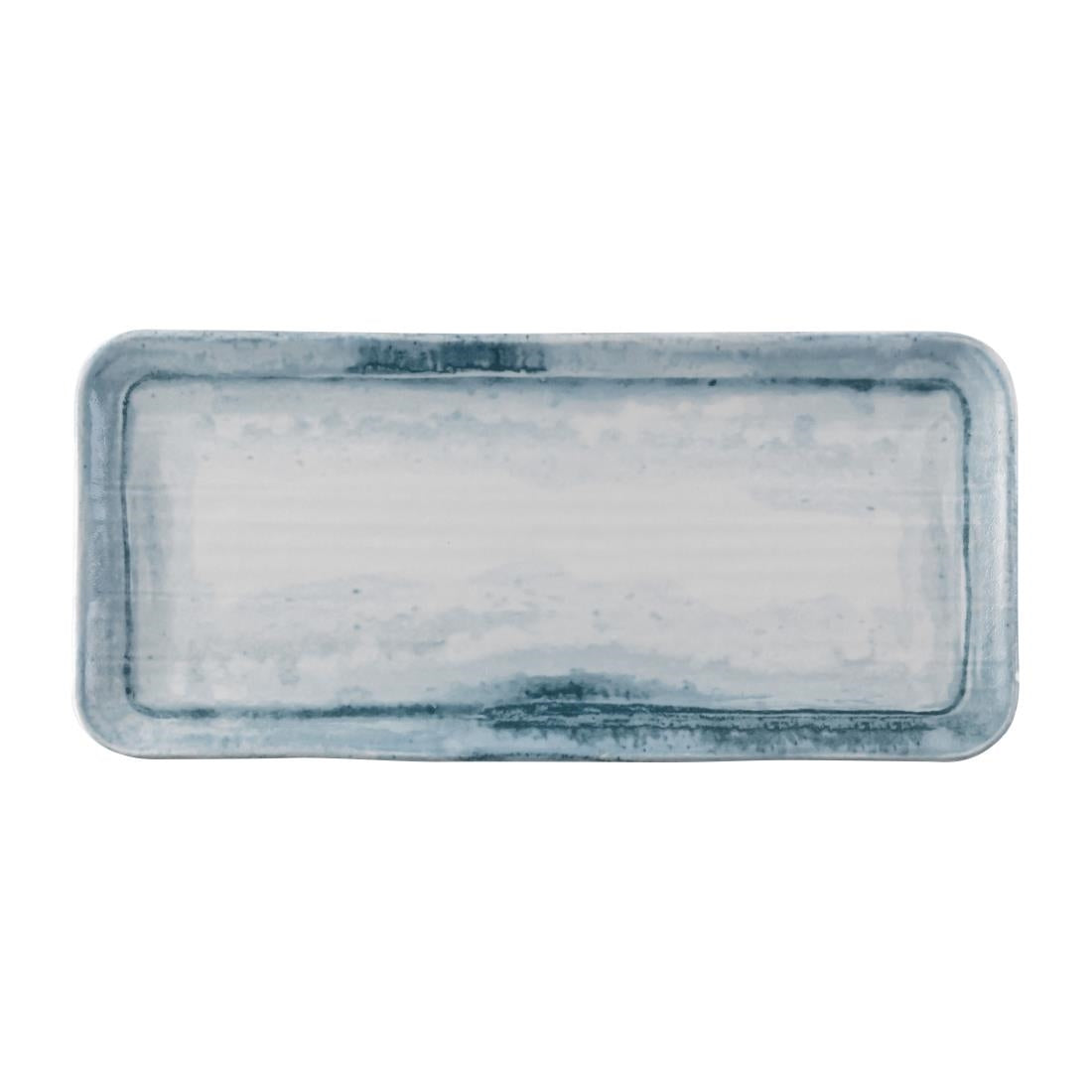 Dudson Makers Finca Limestone Organic Coupe Rect Plat 338x155mm (Pack of 6) - FS763 Dudson Crockery Churchill