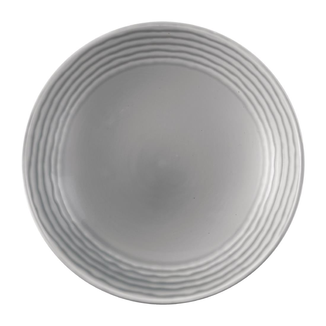 Dudson Harvest Norse Deep Coupe Plate Grey 254mm (Pack of 12) - FS797 Plates Churchill
