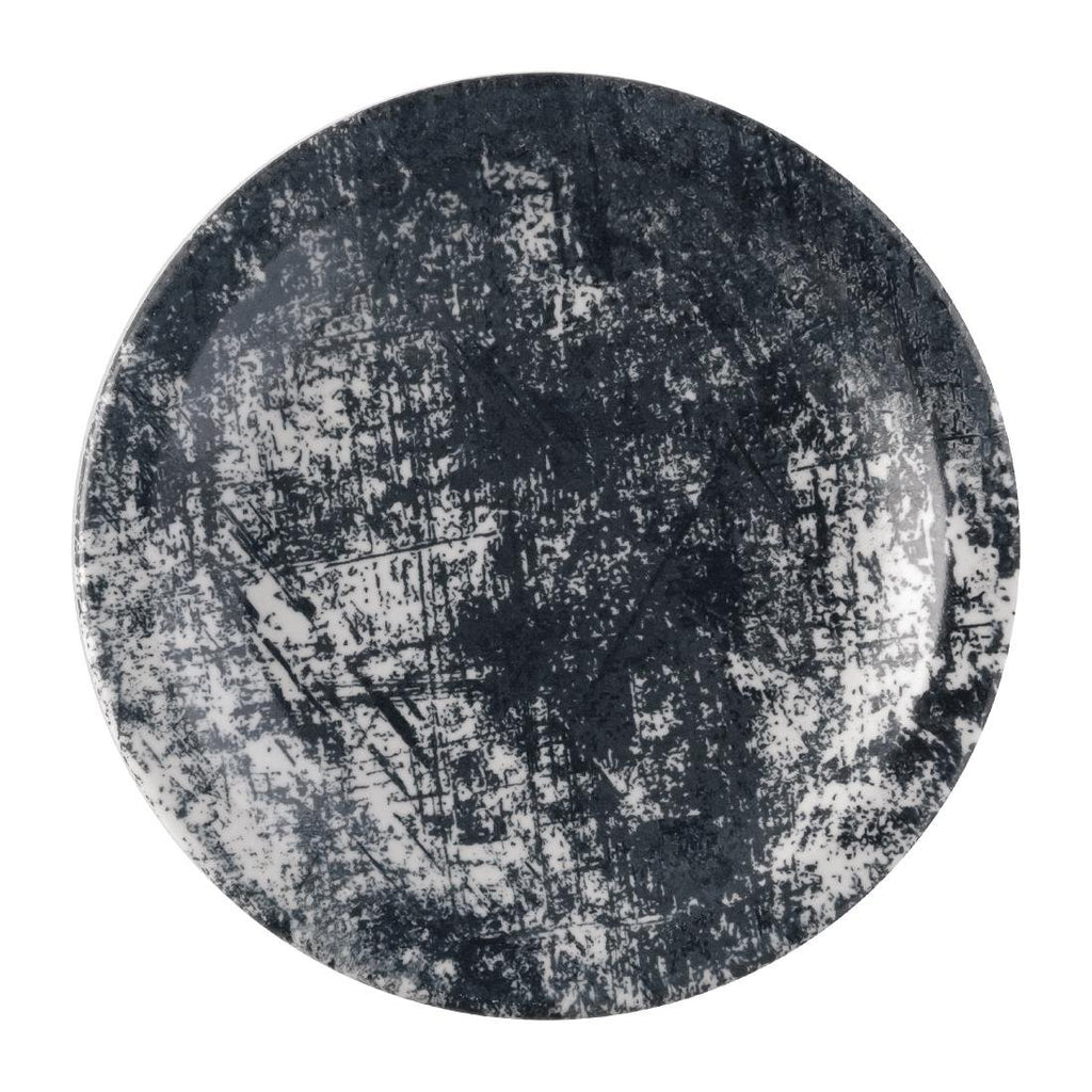 Dudson Makers Urban Nova Plate Black 152mm (Pack of 12) - FS817 Plates Churchill