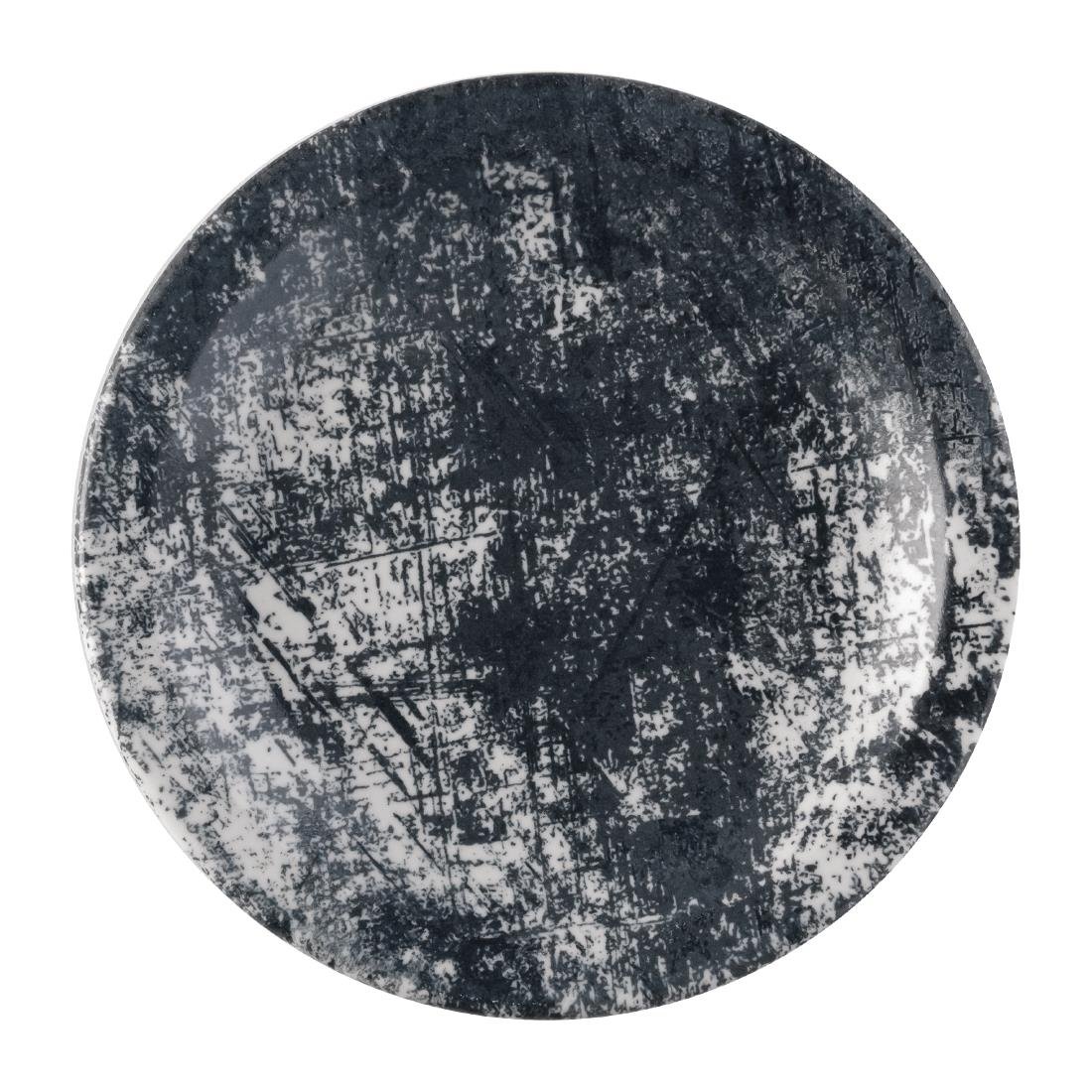 Dudson Makers Urban Nova Plate Black 152mm (Pack of 12) - FS817 Plates Churchill