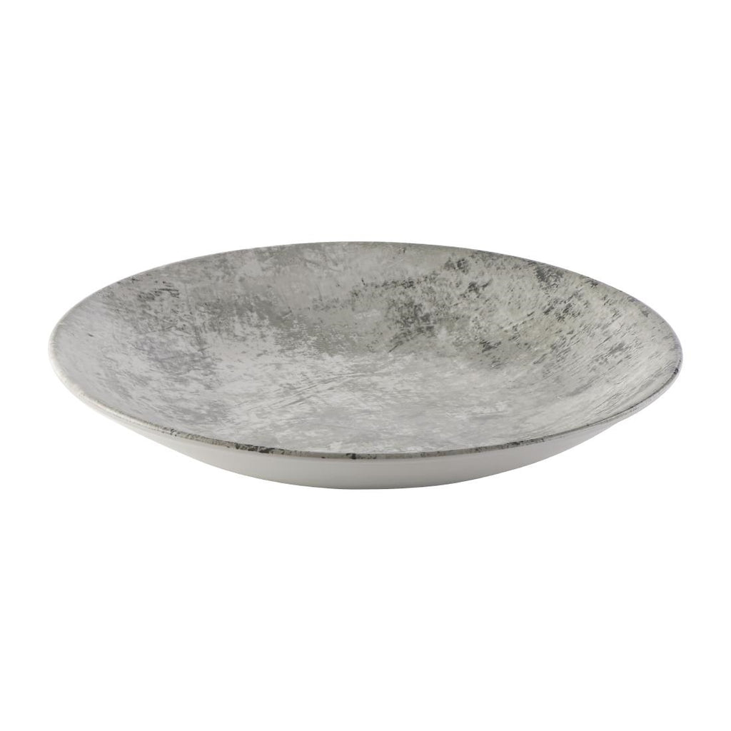 Dudson Makers Urban Deep Coupe Plate Grey 254mm (Pack of 12) - FS833 Plates Churchill