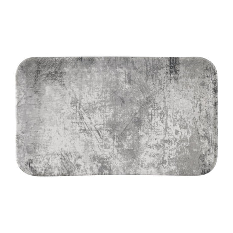 Dudson Makers Urban Organic Rect Plate Grey 269mmx160mm (Pack of 12) - FS834 Plates Churchill