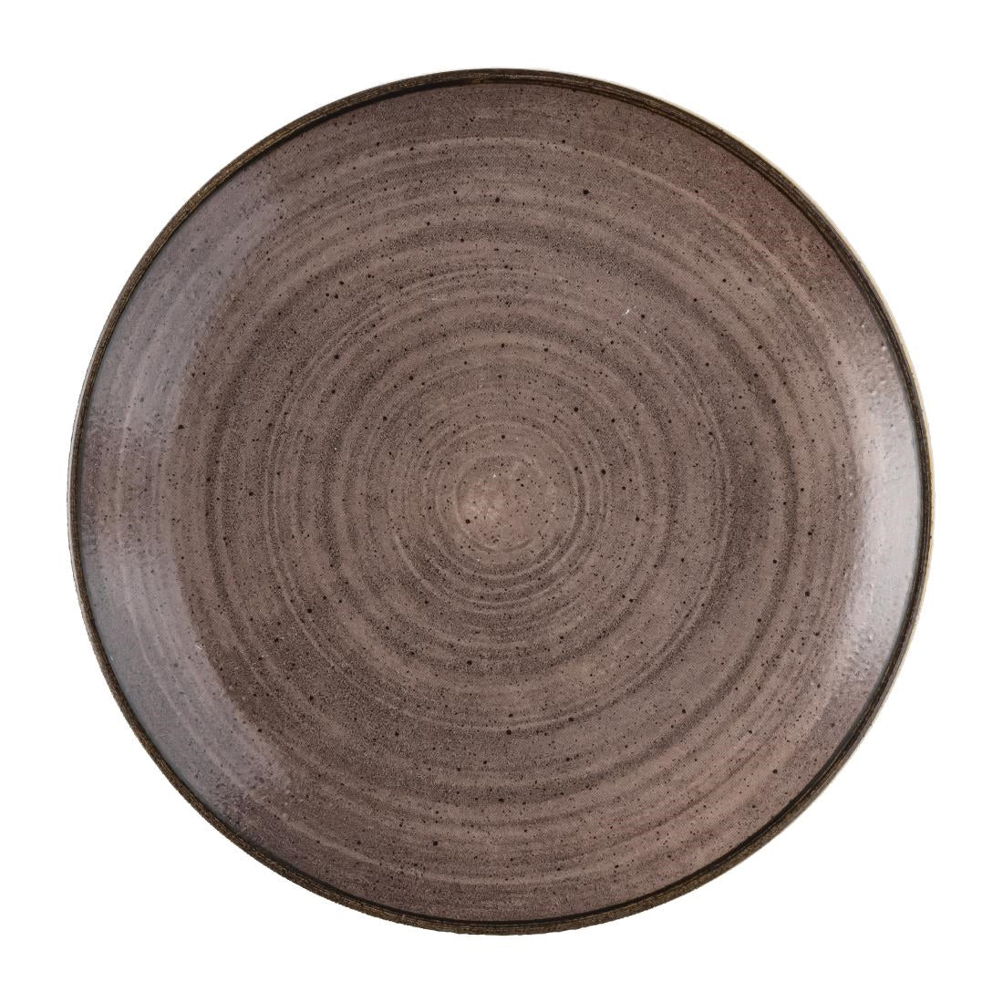 Churchill Stonecast Raw Evolve Coupe Plates Brown 260mm (Pack of 12) - FS847 Plates Churchill