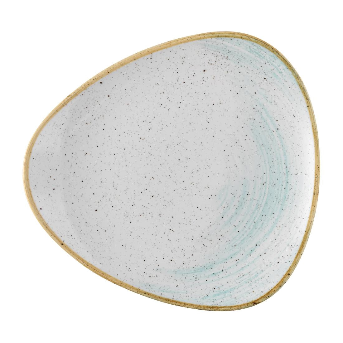 Churchill Stonecast Accents Lotus Plate Duck egg 254mm (Pack of 12) - FS862 Plates Churchill
